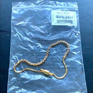 Baubles bar “E” initial bracelet